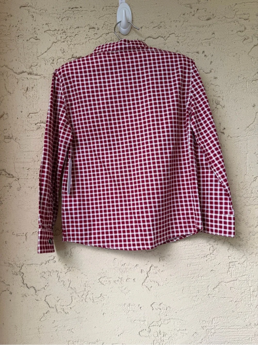 Edgehill Collection Boys Check Long Sleeve Shirt and Pants Set 2T